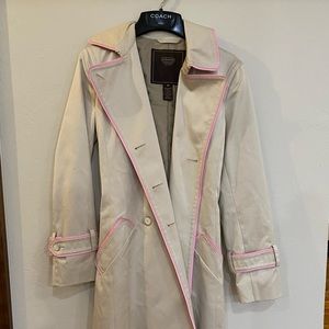 NEW Coach Trench Coat Rain Coat